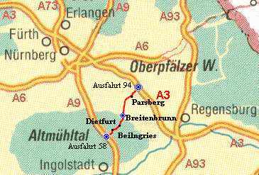 Autobahnkarte